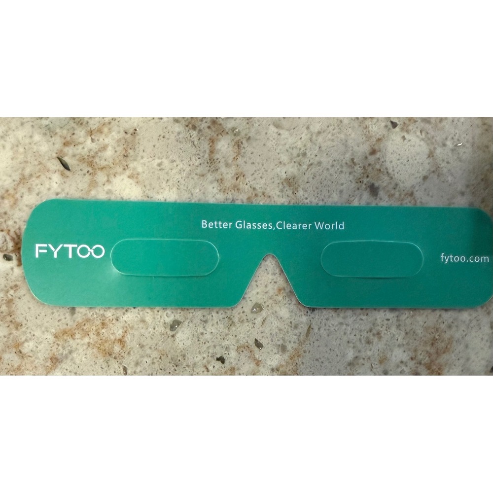 Fytoo Red Square Eyeglasses Frames 2846 46-23-145 C4 Chunky Retro Translucent - Picture 4 of 5
